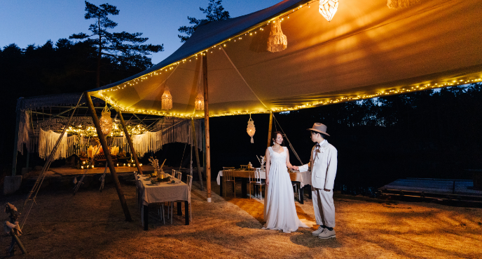 全天候型ウェディングのイメージ